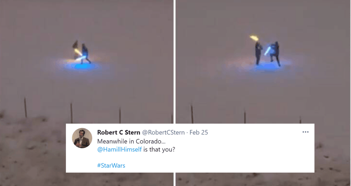 Star Wars Enthusiasts Fight In Snow Using The LightSaber And Video Went Viral