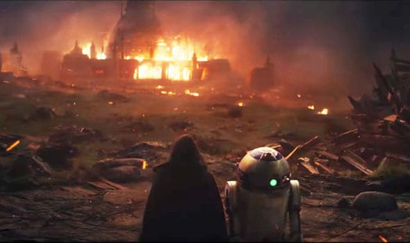Kylo Ren Burned The Jedi Temple