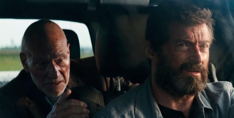 Charles Xavier Et Wolverine Dans Logan En 2017