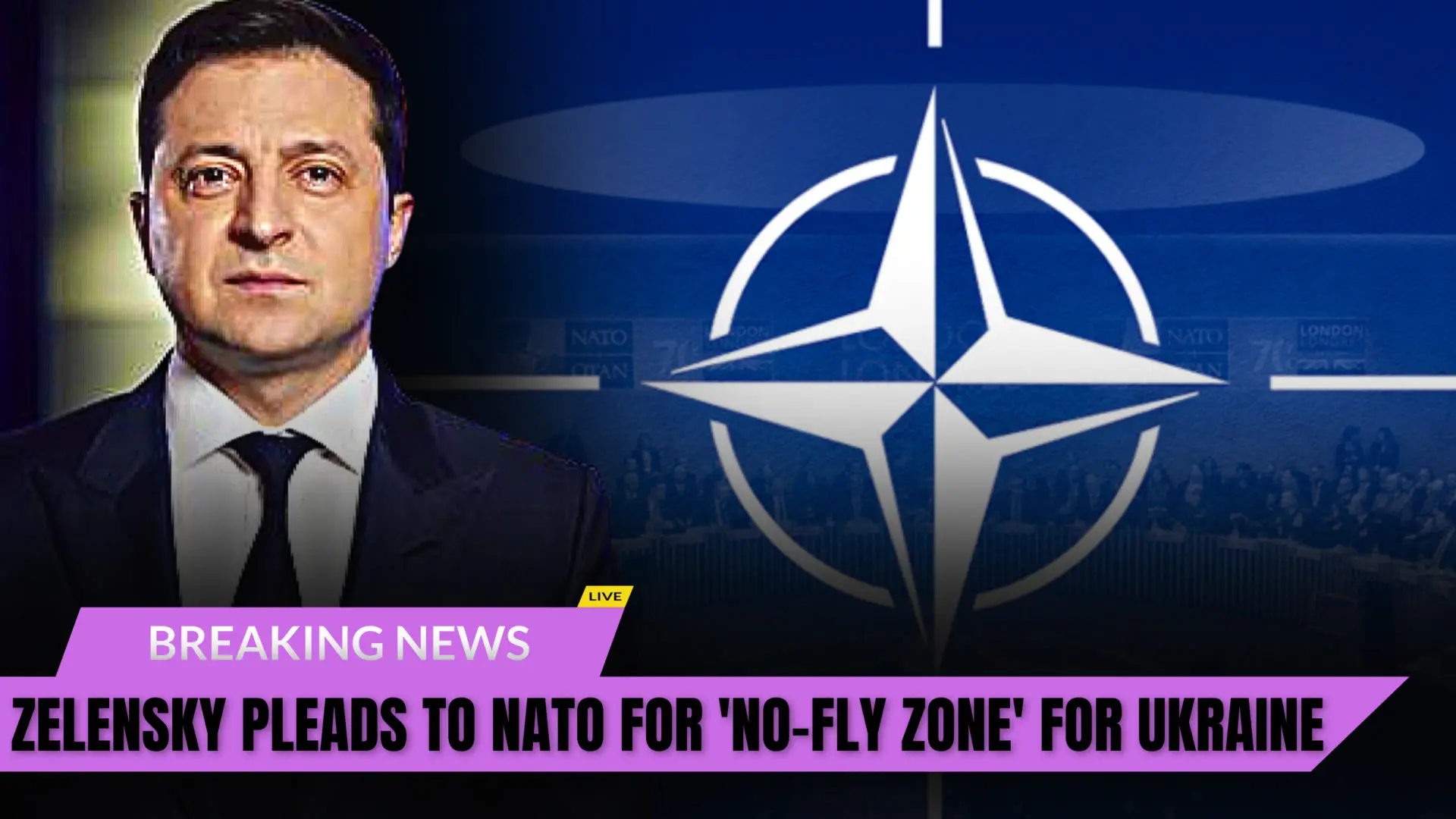 President Zelensky tells NATO