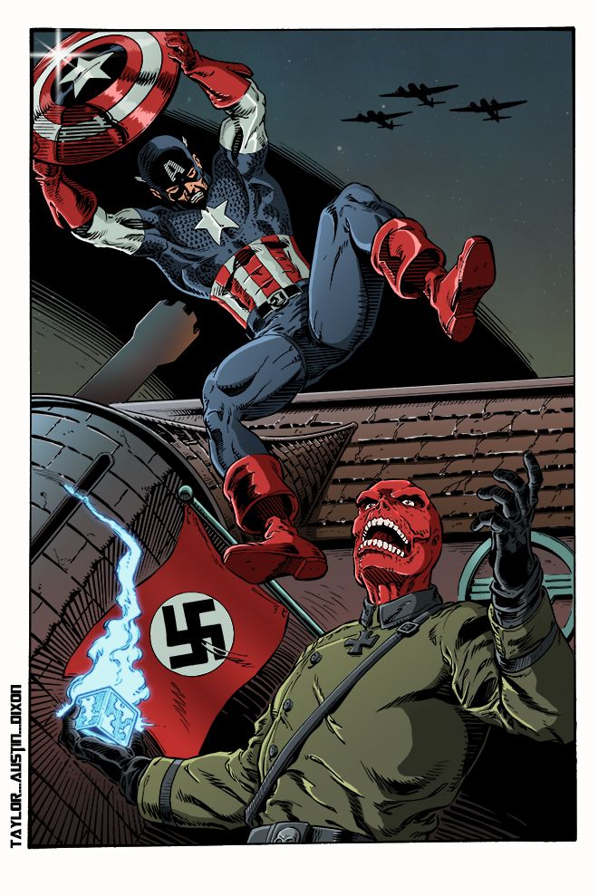 Captain America vs Red Skull