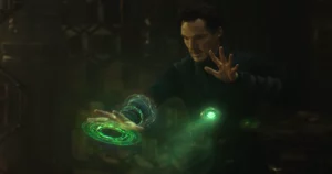 Doctor Strange uses the Time Stone in the MCU