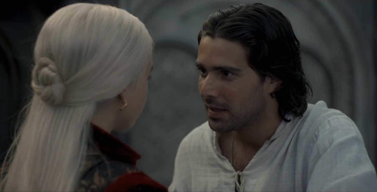 Ser Criston Cole asks Princess Rhaenyra to elope in House of the Dragon